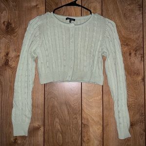 Italian Romance Button Front Knit Top